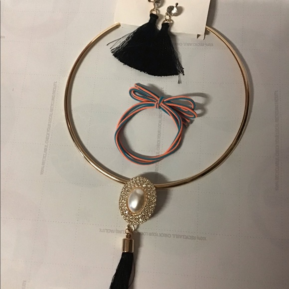 ❤️❤️3pcs Beautiful choker necklace pearl pendant drop - Picture 8 of 12